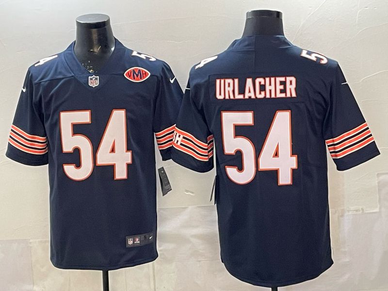 Men 2026 Chicago Bears #54 Urlacher blue 2th generation Nike Limited NFL Jersey style 005->chicago bears->NFL Jersey